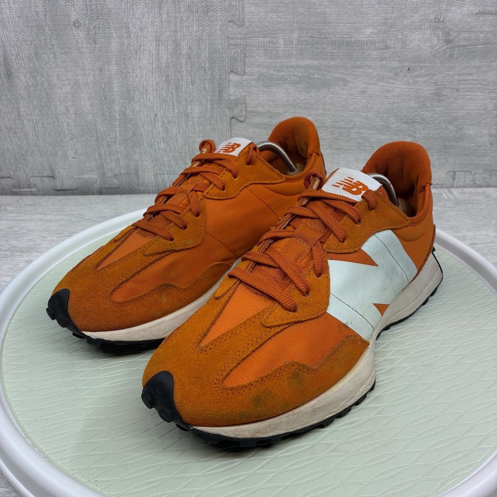 New Balance 327 Sneaker Men's 12 Vintage Orange Shoes MS327GC